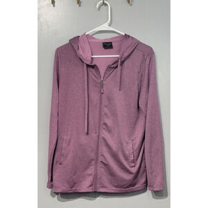 32 Degree Cool Womens Size MEDIUM Zip-Up Purple Pockets Jacket